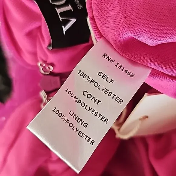 Vici exclusive: Glitter‎ Always Tulle Tiered Mini Dress - HOT PINK - Size Small - Picture 16 of 16